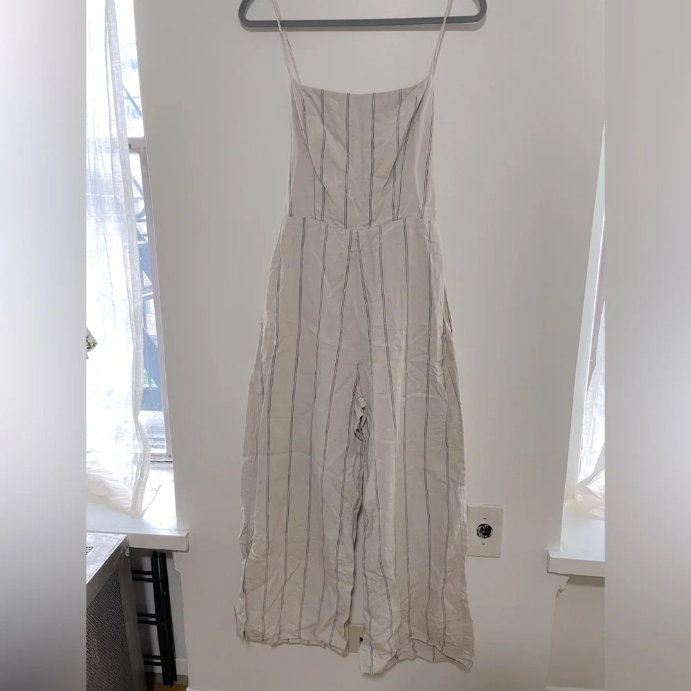 Reformation Jager Linen Striped Jumpsuit - Picture 8 of 11